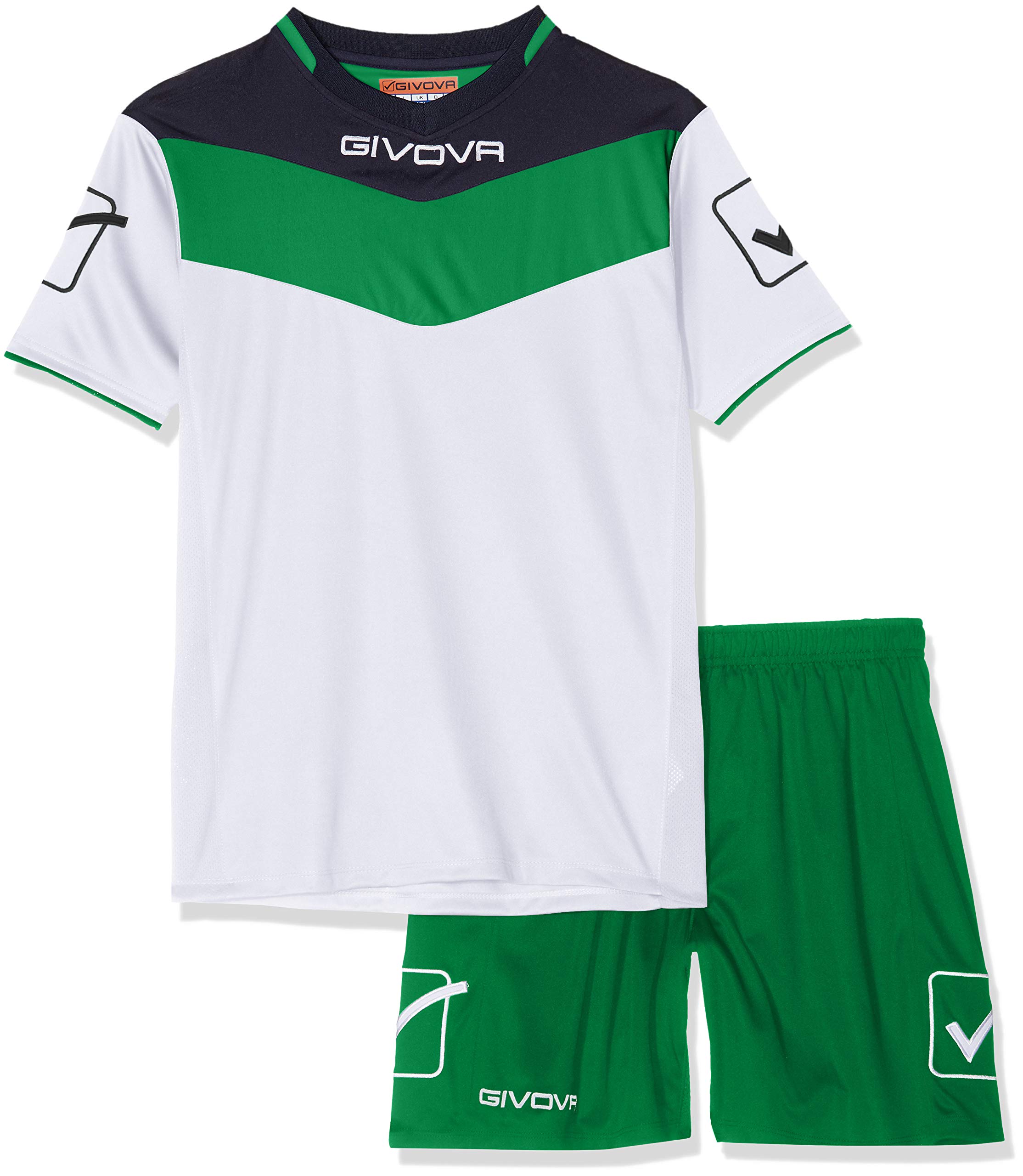 Givova Unisex Schwarz/Grün Kit Spielfeld, 2XL