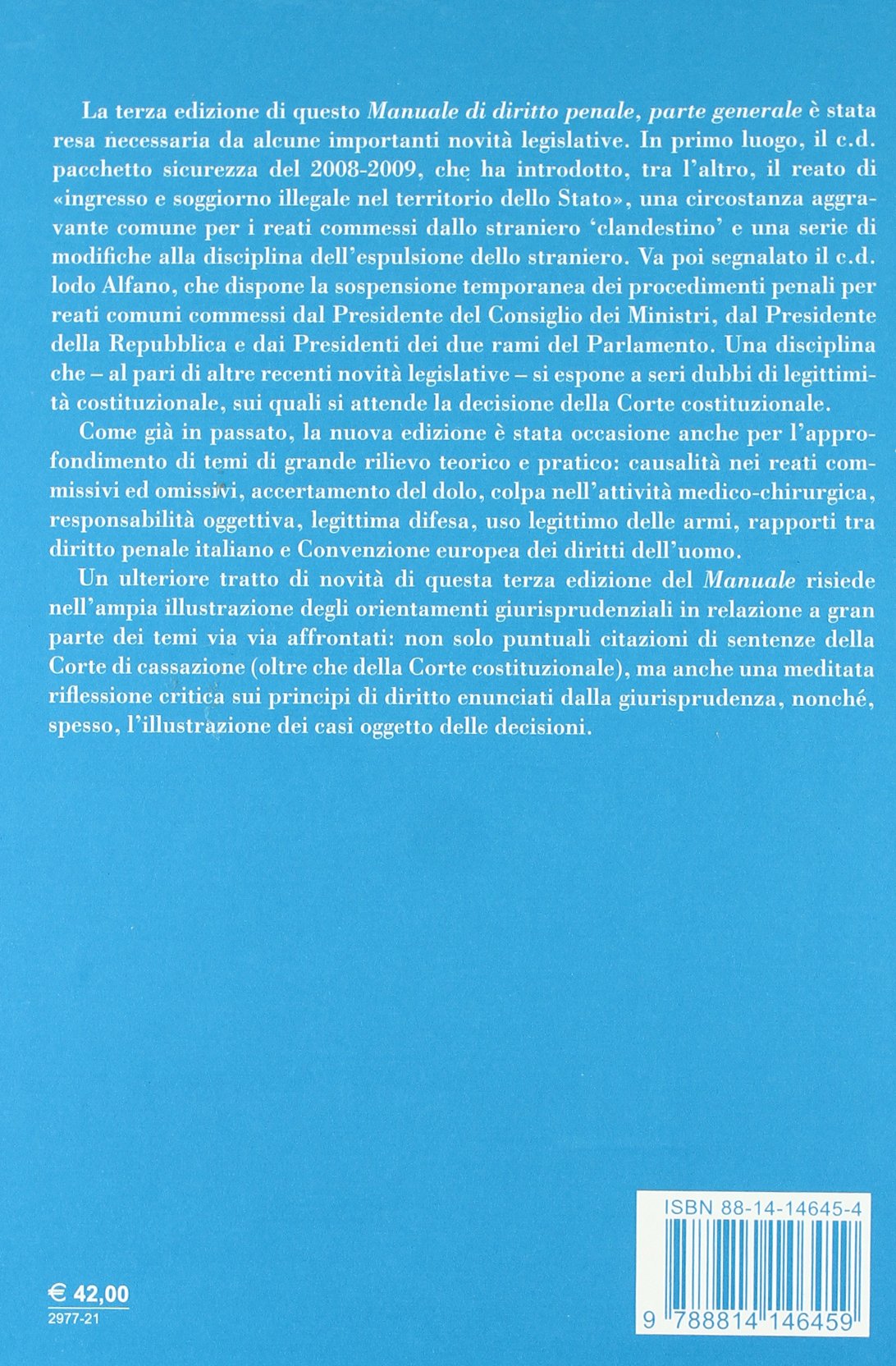 Manuale di diritto penale. Parte generale