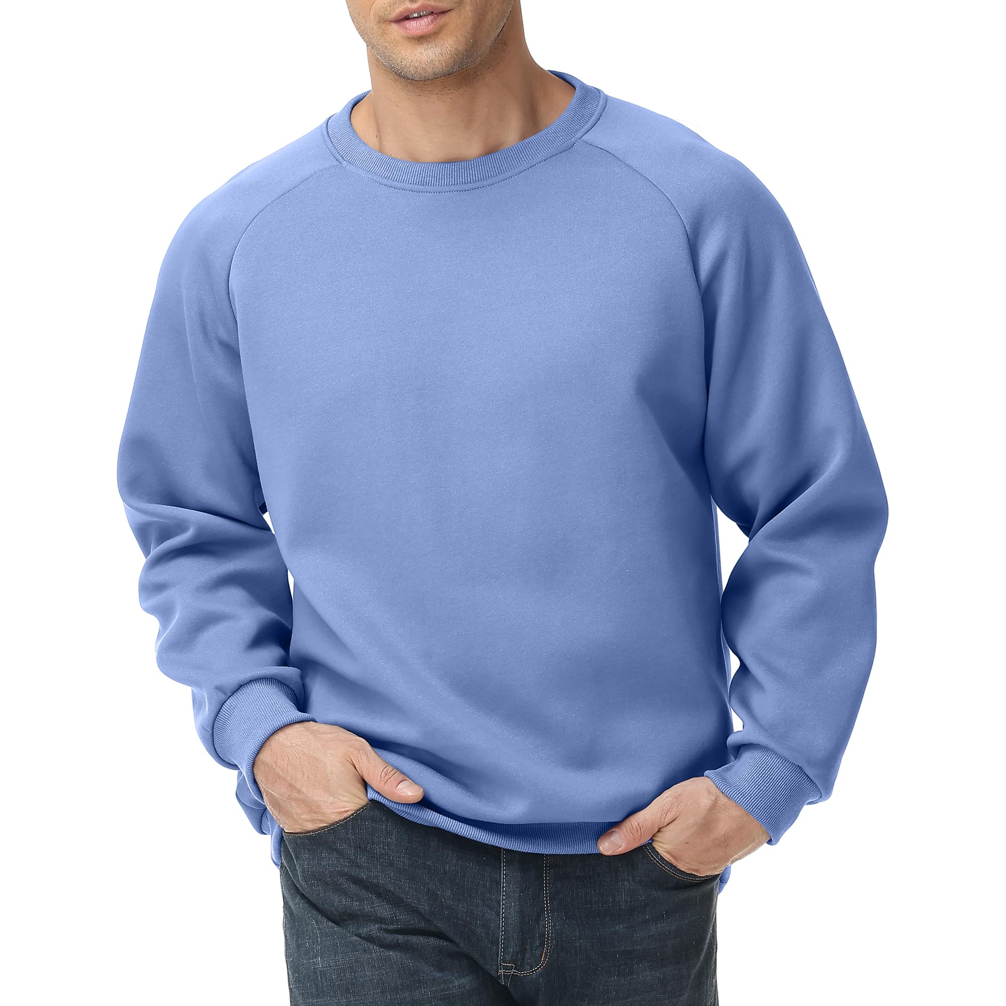 PepyPepy Sweatshirt Herren Baumwolle – Weiches, Warmes & Atmungsaktives Herren Sweatshirt für Alltag & Freizeit