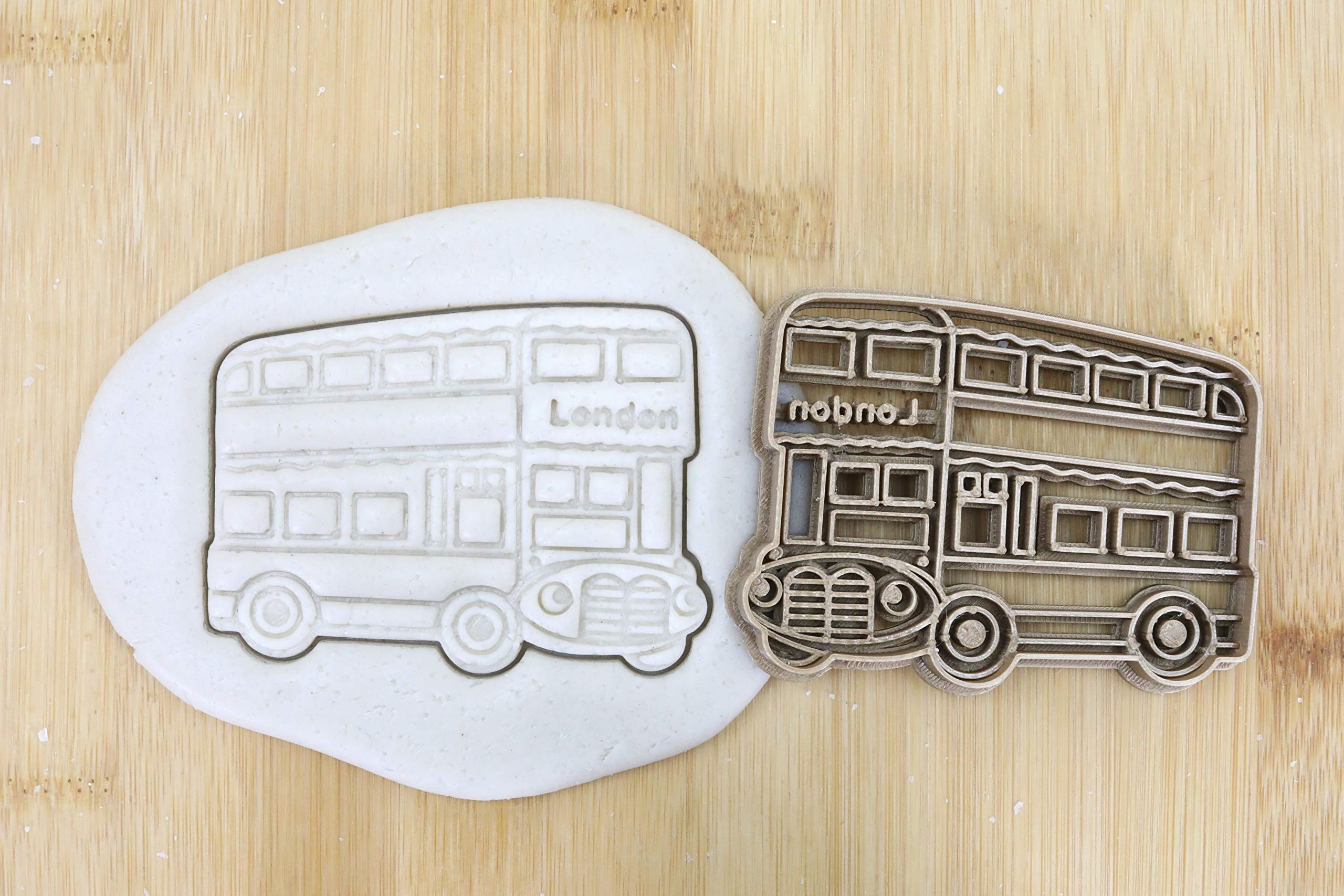England (7st) Tower Bridge/Big Ben/Nussknacker/Postkasten/Telefonzelle/London Bus/Riesenrad Cookie Cutter Fondant Keksstempel/Ausstechform Keksausstecher Plätzchen ca. 8cm