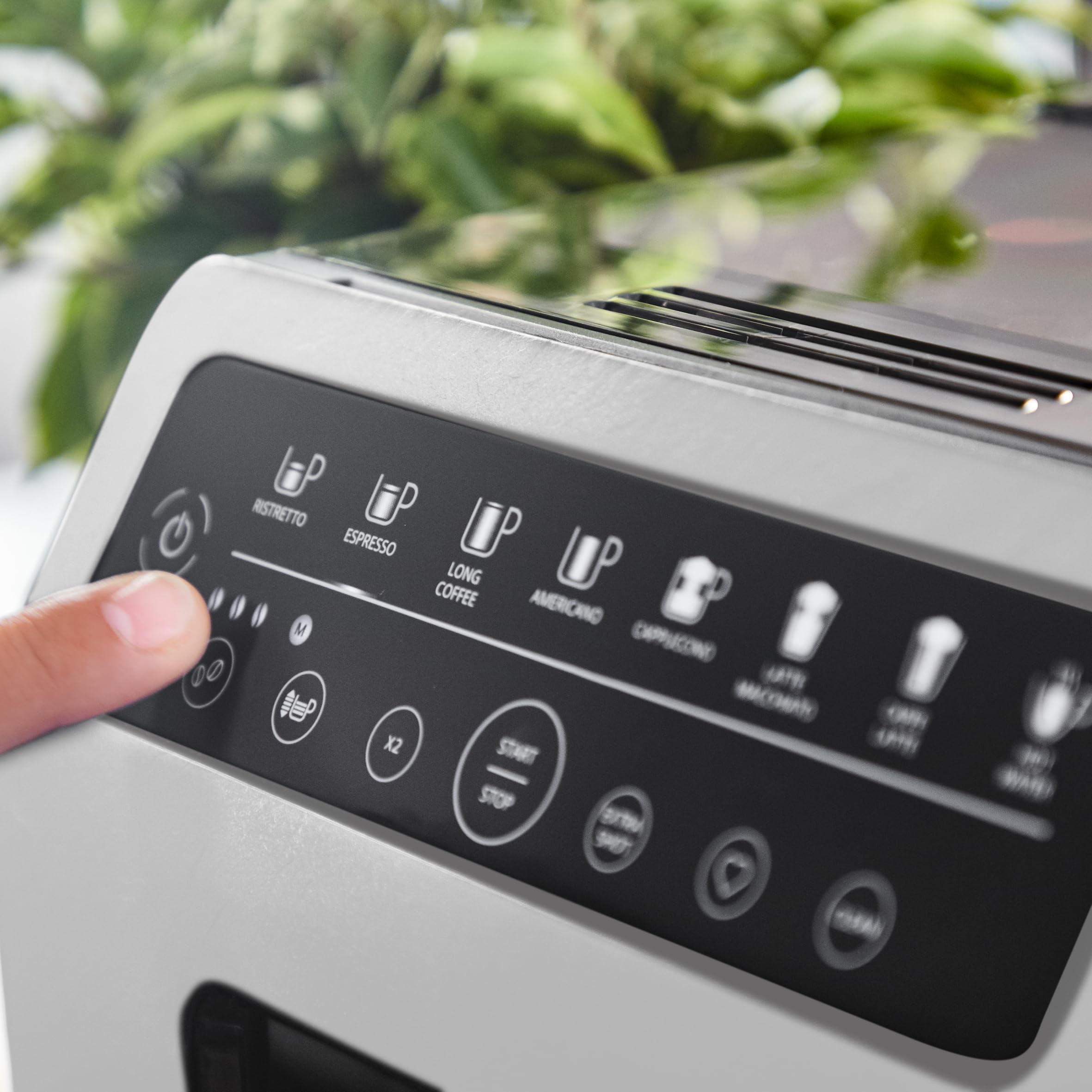 Krups EA897A Evidence ECO design automatyczny ekspres do kawy, cappuccino One-Touch, ekologiczny, sterowanie dotykowe, możliwość personalizacji, zestaw do zaparzania z metalu