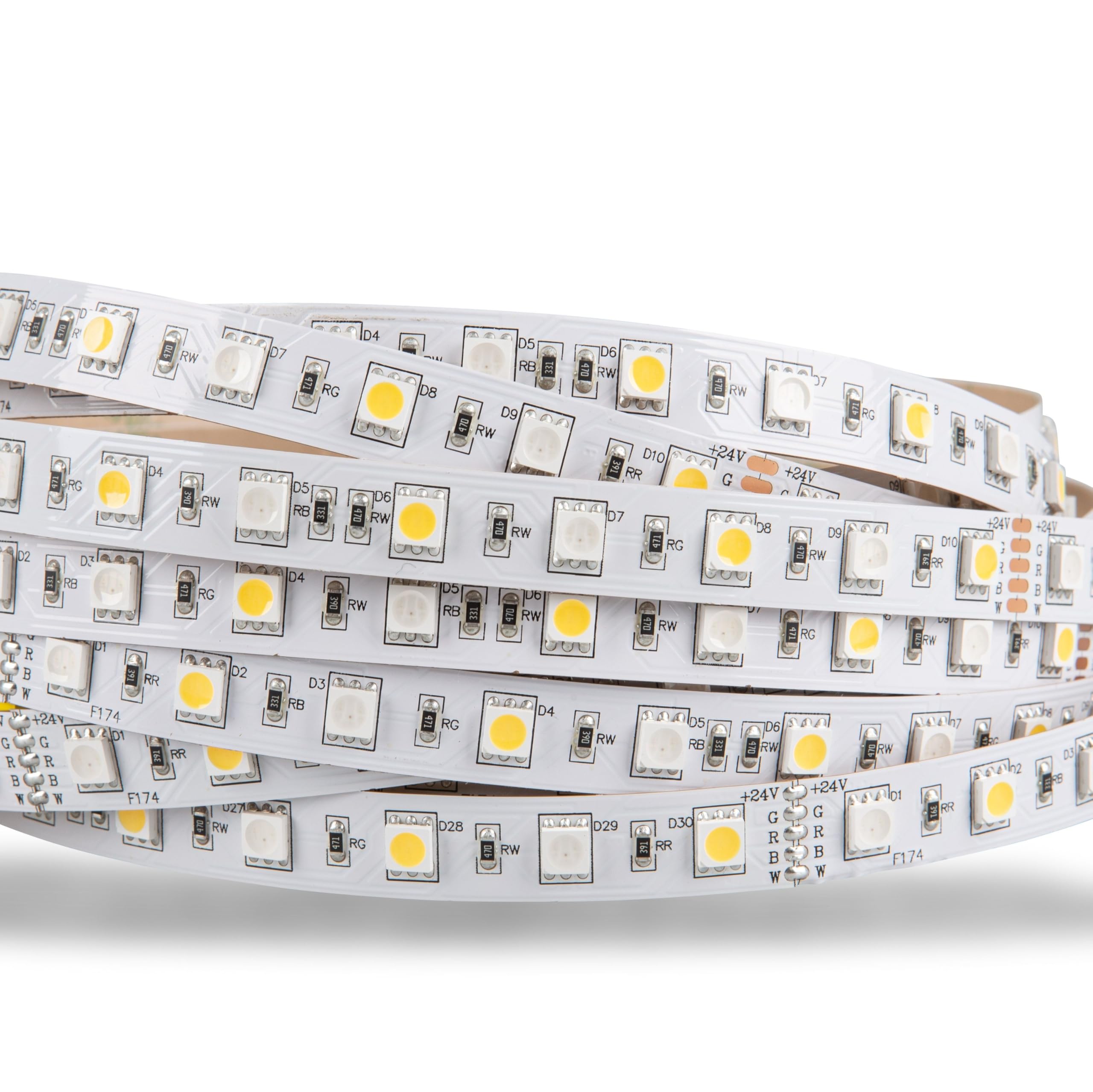 Taśma LED 5050 RGB neutralna biel (4000 K) 72 W 500 cm 24 V IP20