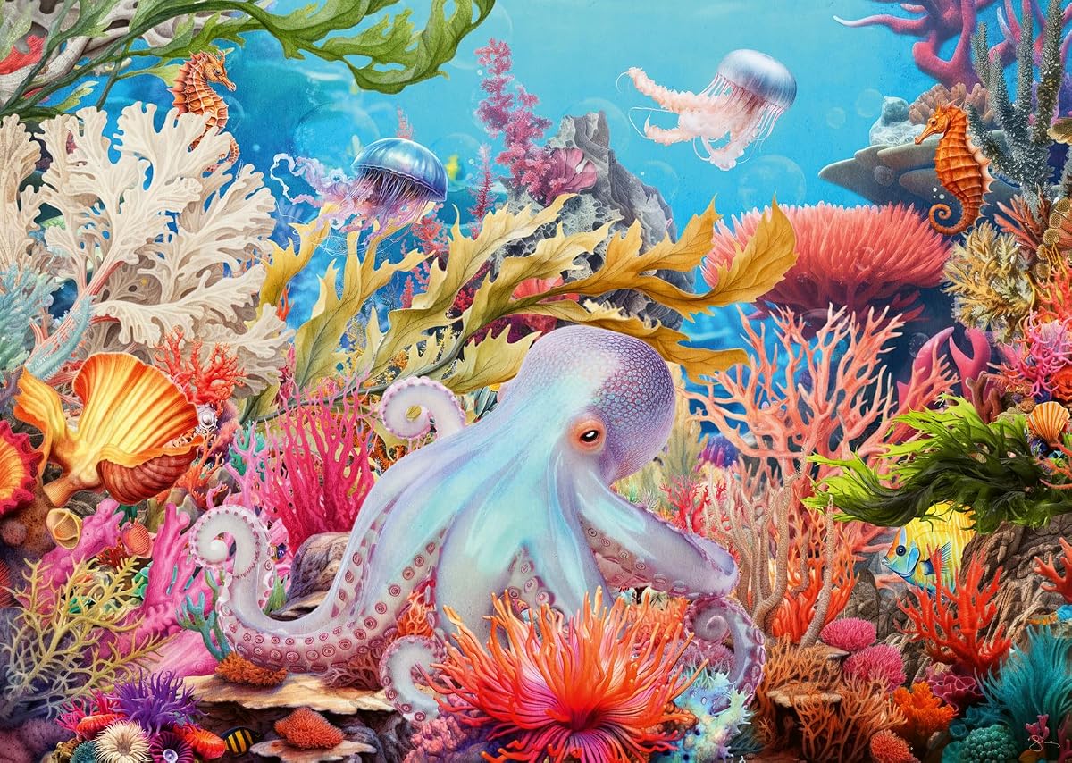 Ravensburger Reef Life Large Format 500 Piece Puzzle for Adults