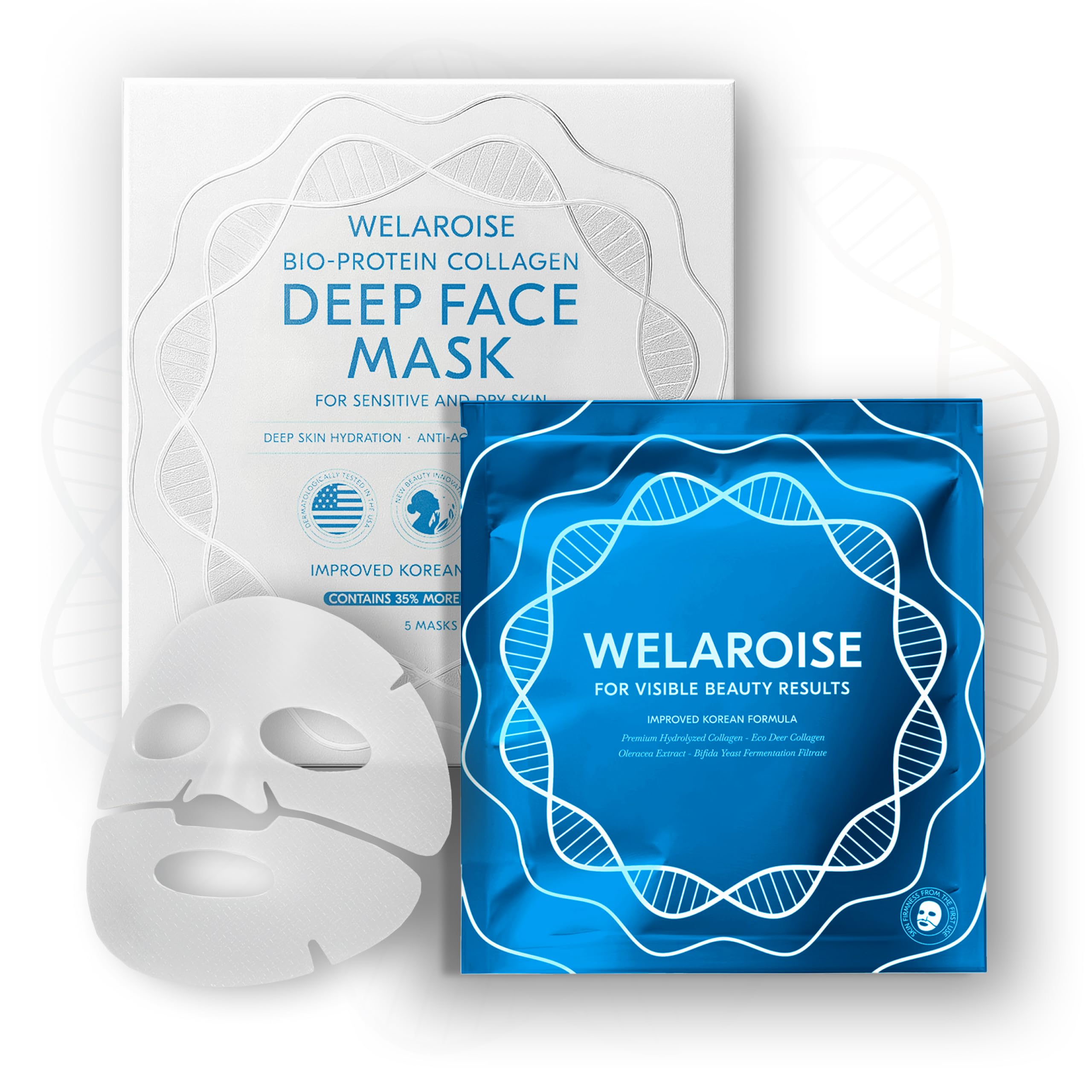 Amazon.com : Welaroise Bio Protein Collagen Hydrogel Deep Face