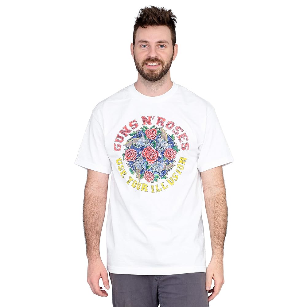 Amazon.com: Guns n' Roses Use Your Illusion Adult White T
