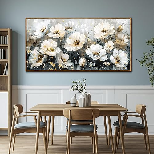 Miniatura 7 de PHAOHUAXM Lienzo grande para decoración de pared para sala de estar, arte de pared para dormitorio, oficina, decoración de pared, impresión de