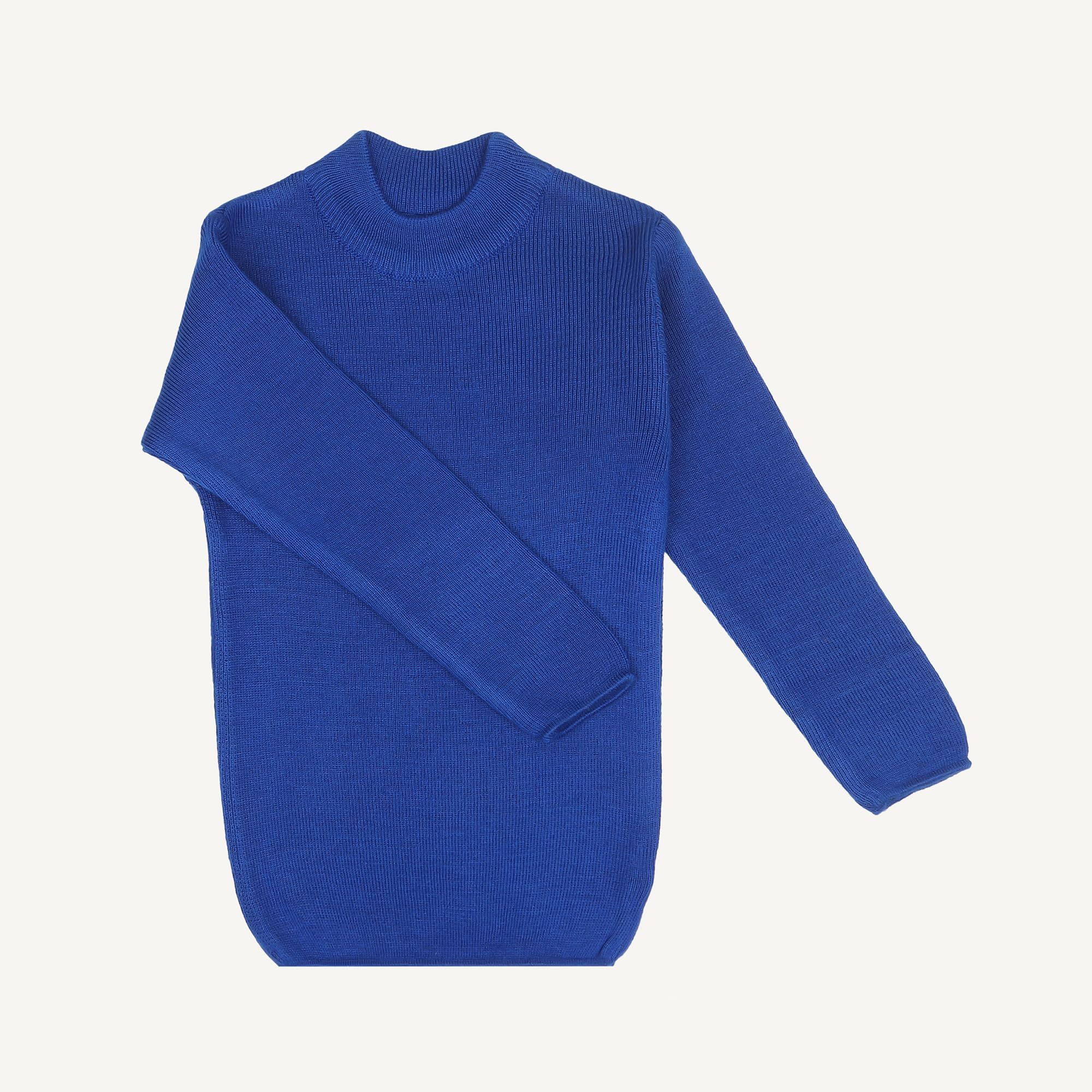 KNITCO Boy's Acrylic Round Neck Sweater (T/N Plain skivi_Royal Blue_8 Years-9 Years) - Image 2 thumbnail