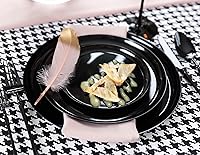 Vista 56 de [30 Pack 16 OZ Bowls] Edge Collection Mint Green Plastic Party Soup Bowls Premium heavyweight Elegant Disposable Tableware Dishes