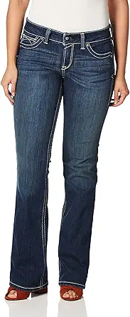 ARIAT Women's R.e.a.l Mid Rise Boot Cut Jean