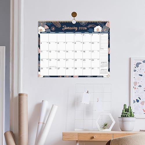 Miniatura 7 de Calendario de pared 2025, enero 2025 - diciembre 2025, 11.5 x 15 pulgadas, calendario de 12 meses 2025 con fechas julianas, grabado floral
