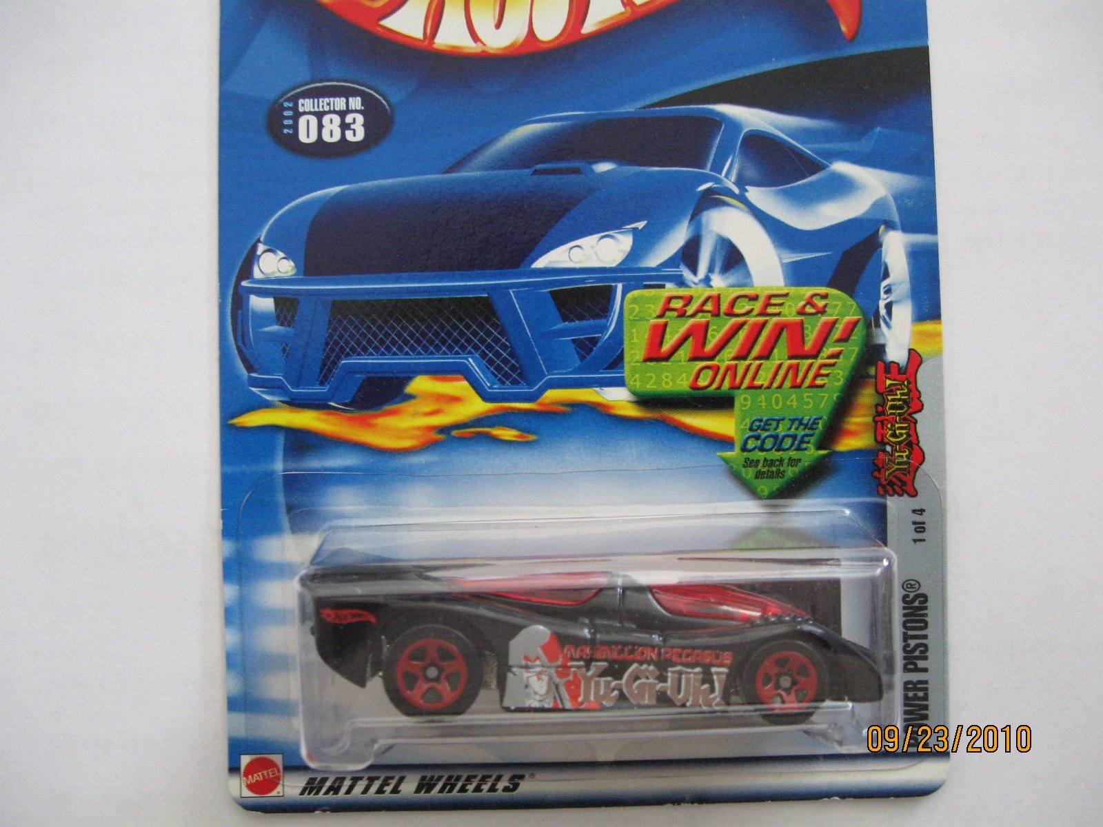 Amazon.com: Hot Wheels 2002 Yu-Gi-Oh! Series Power Pistons Black