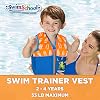 SwimSchool Swim Trainer Vest, Flex-Form, Adjustable Safety Strap, Easy on and Off, SmallMedium, Up to 33 lbs., BlueOrange, 20-30 lb., Model:AZV15120SM