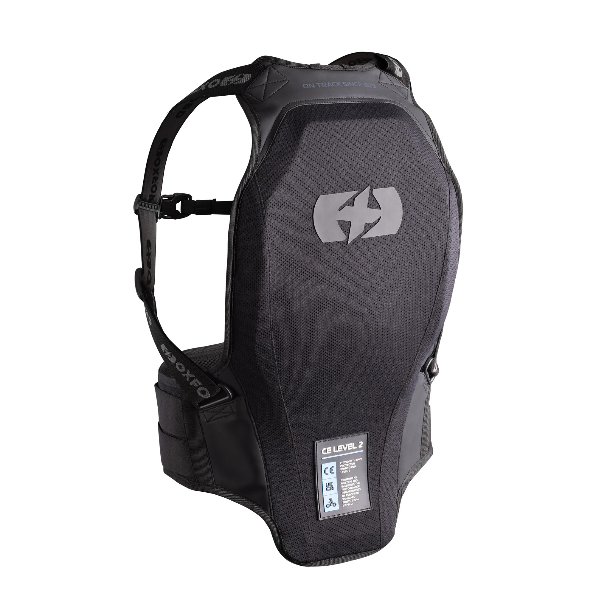 Oxford Protector de Espalda dinámico con Correas Nivel 2 OB144 | Protección de Espalda Totalmente Ajustable para Motocicleta