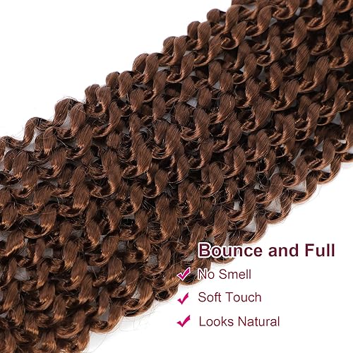 Miniatura 10 de Dansama Passion Twist PT6-T27 - Extensiones de cabello ondulado ondulado para trenzas de ganchillo estilo mariposa, extensiones de cabello bohemio