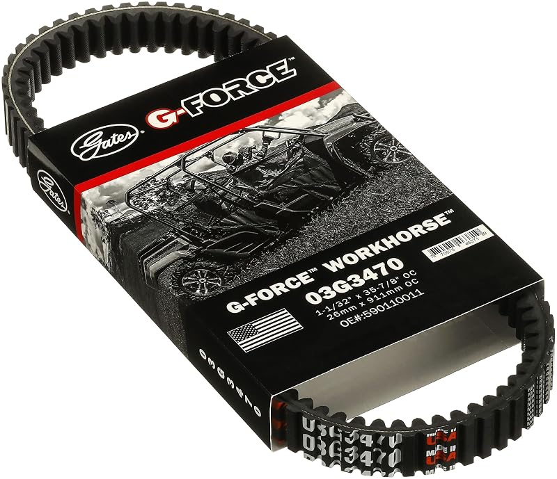 Correia CVT Gates G-Force WorkHorse 03G3470 de Borracha – 1 unidade