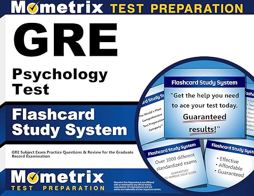 GRE Psychology Test Flashcard Study System: GRE Subject Exam Practice Questions &amp; Review for the Graduate Record Examination (Cards)