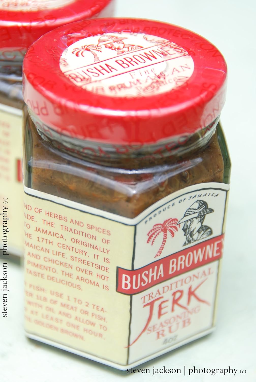 12 BOTTLES! Busha Browne’s Traditional Jerk Seasoning Rub, 4oz.