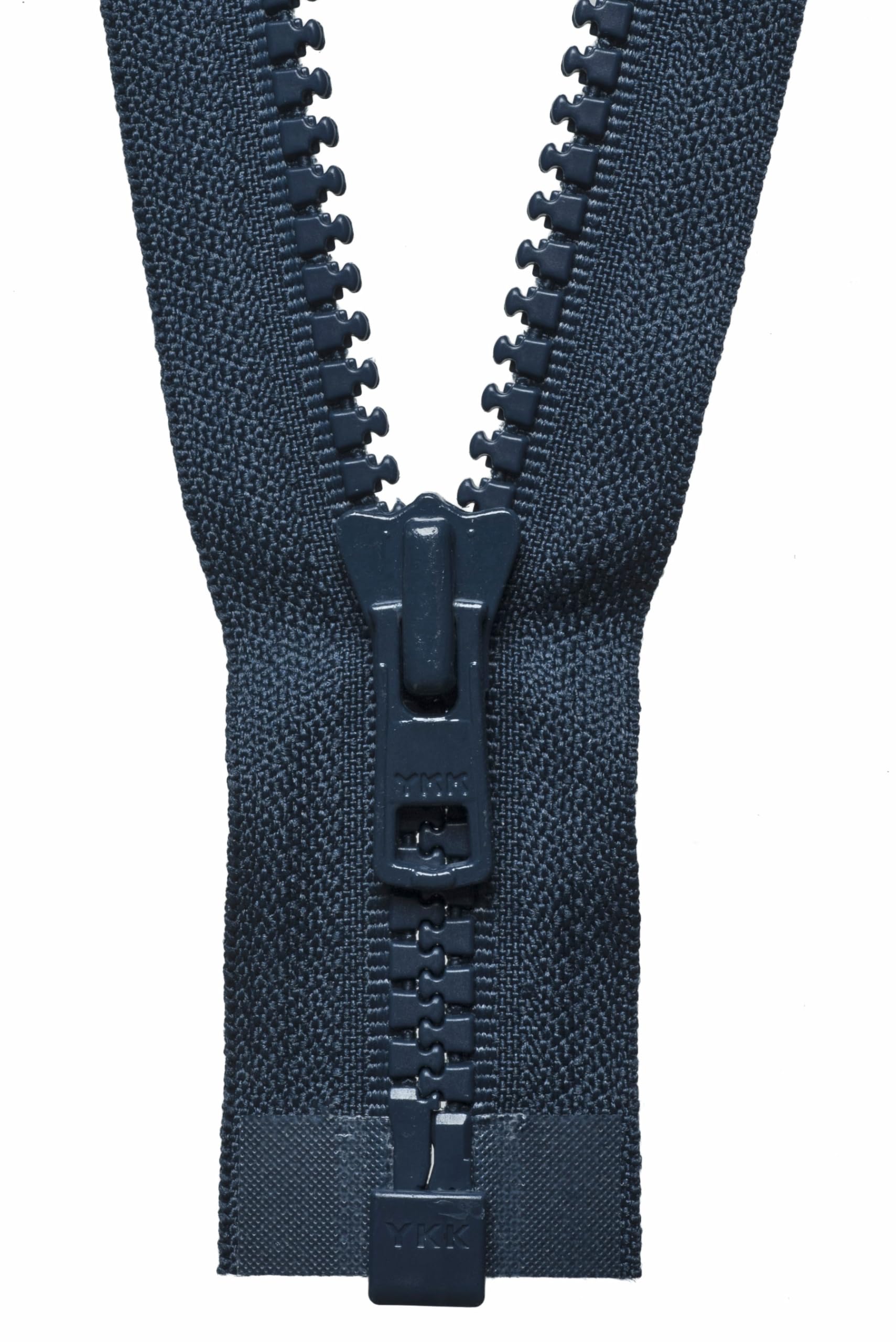 YKK Open Ended Zip, Blue, 61 cm Length