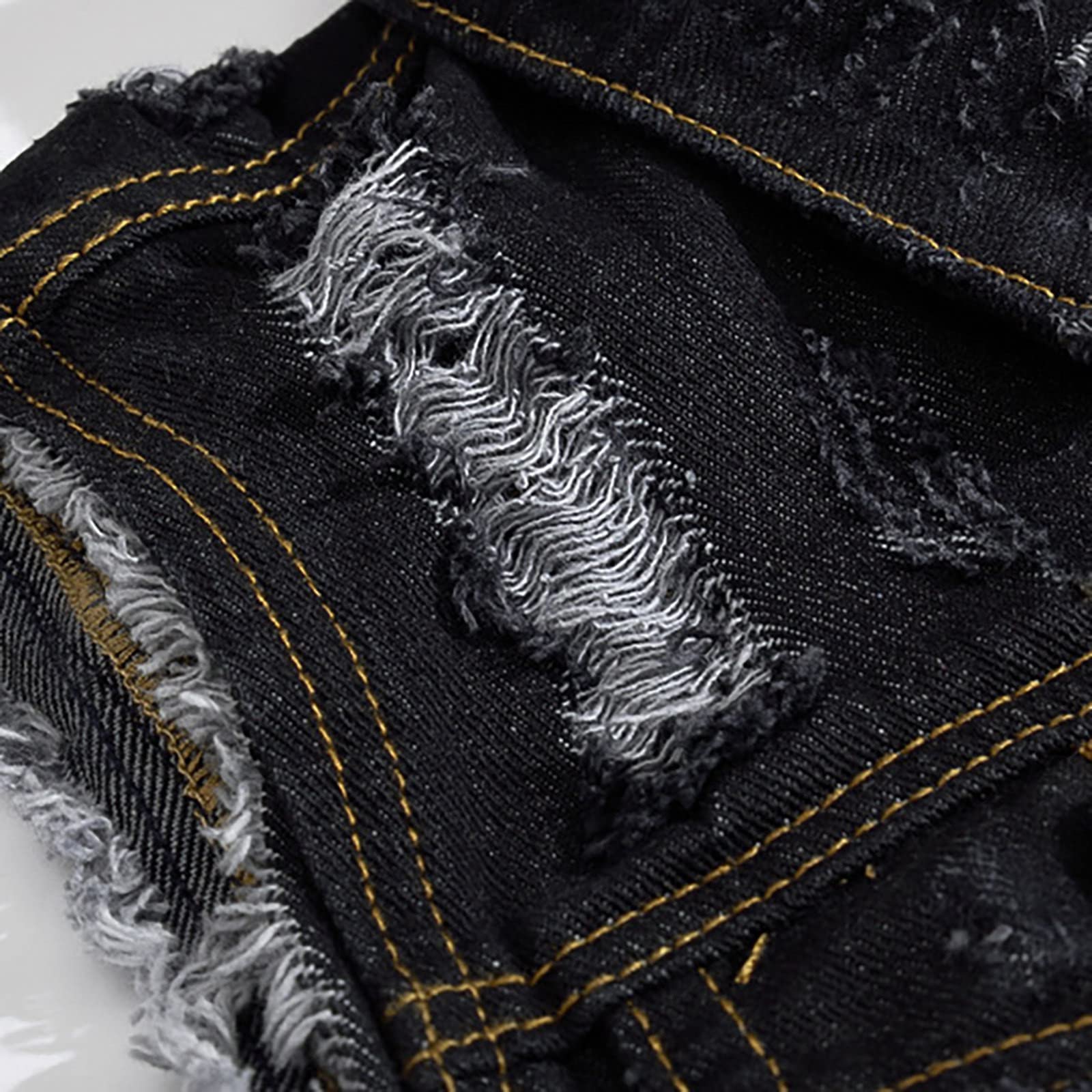 Klassische Herren Jeansweste Ärmellose Denim Vest Cowboy Biker Weste