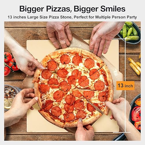 Miniatura 6 de Horno de pizza de pellets de madera para exteriores, horno de pizza de 13 pulgadas de leña y gas con termómetro integrado, máquina portátil de acero