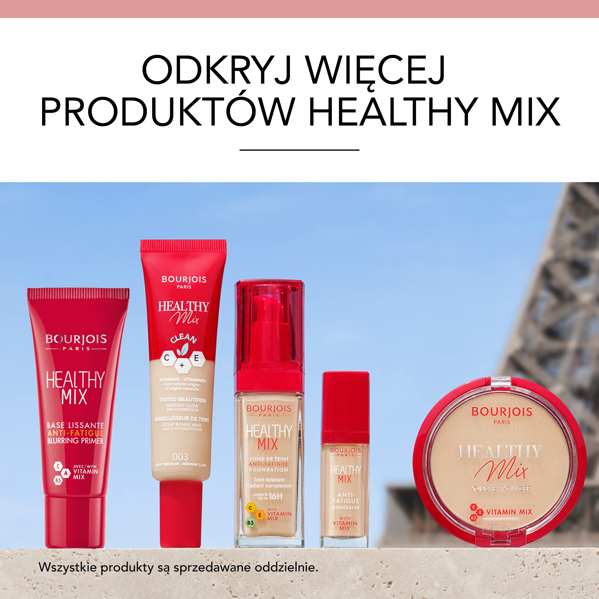 Bourjois Healthy Mix - upiększający krem tonujący nr 001 Fair, 30ml