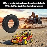4.10-6 Innenrohr, Außenreifen Verdickter Gummireifen für ATV Go Kart Mini Quad 47cc 49cc Schneemotorrad - 5