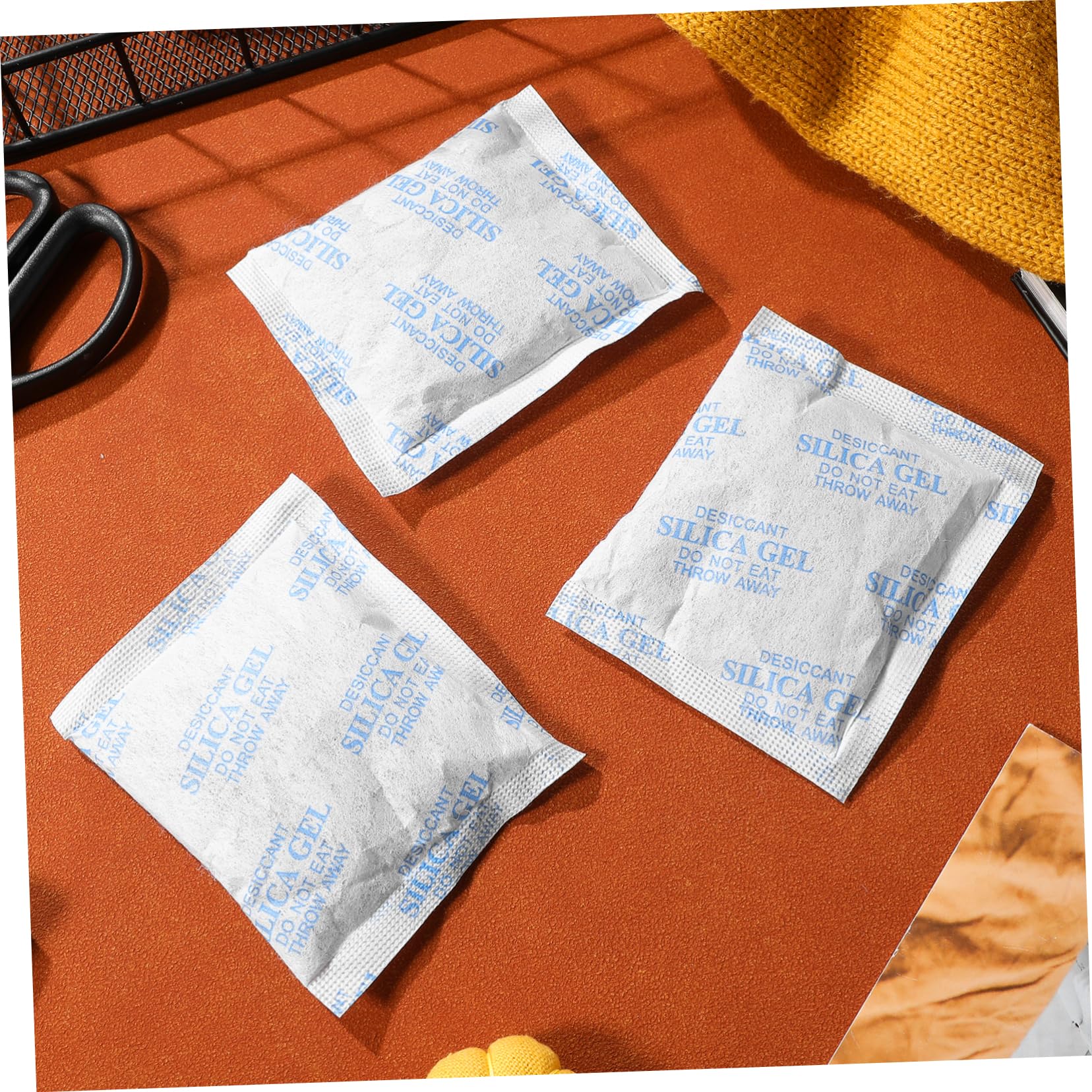 Paquetes Desecantes para Almacenamiento 30 Uds 50g de Tejido No Tejido | Paquetes de Sílice para Almacenamiento, Alta Absorción de Humedad, para Alimentos y Ropa en Cajones