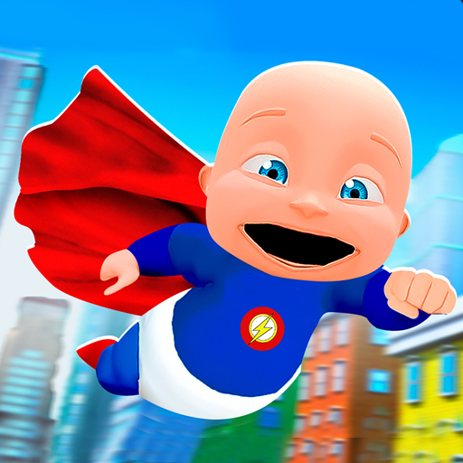 Freches fliegendes Baby-Fighter-Open-World-Superheldenspiel