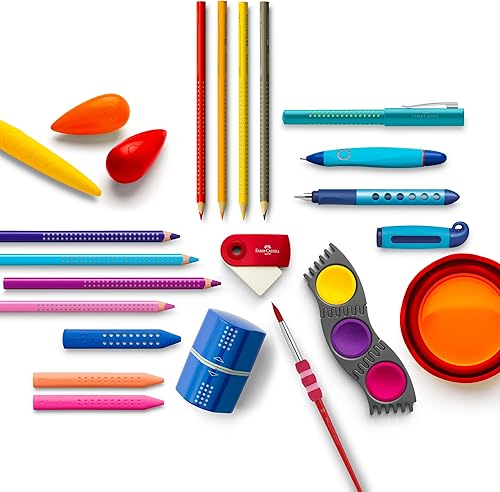 Miniatura 3 de Faber-Castell Grip 2001 187101 - Borrador triangular rojoazul