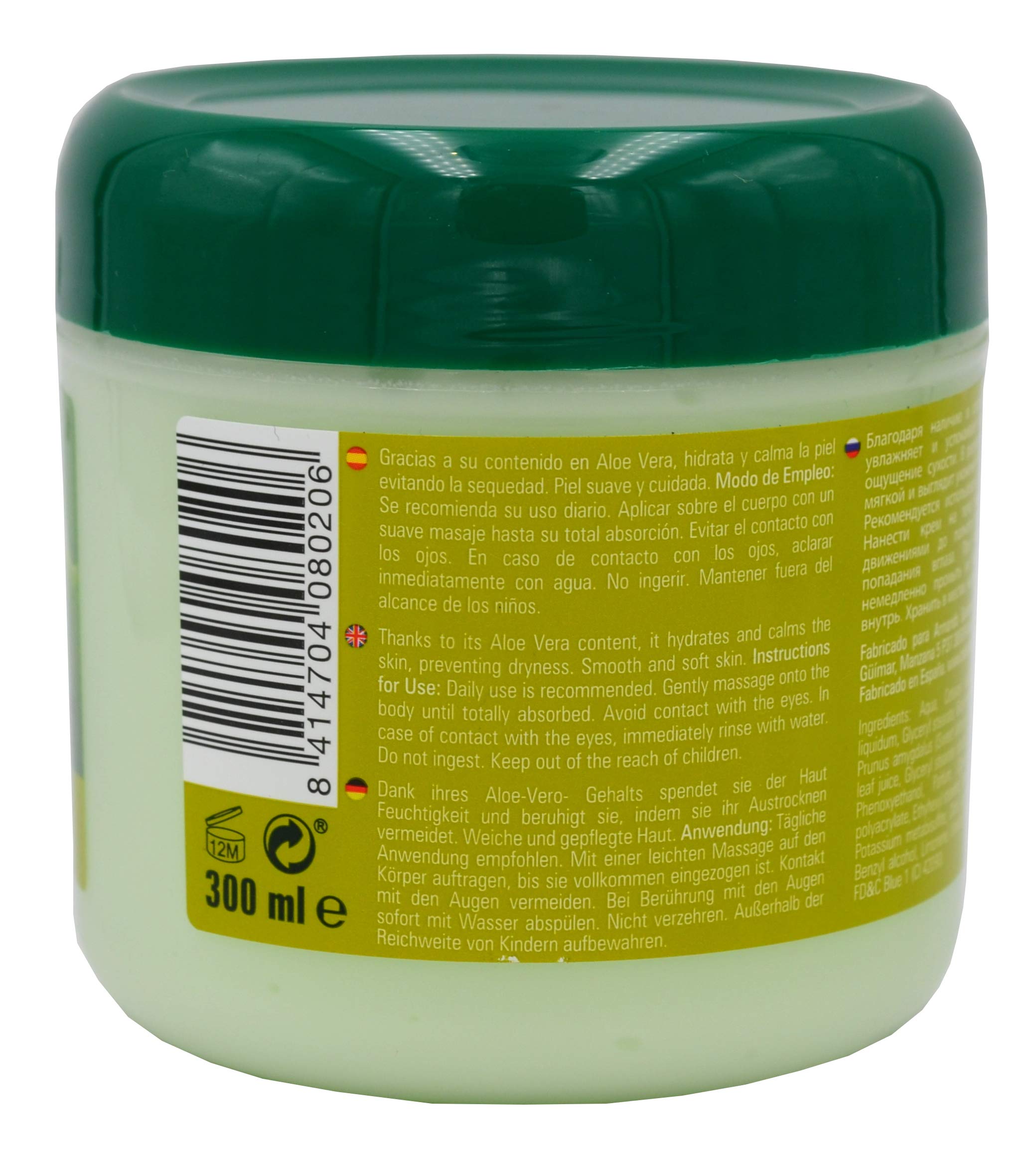 Tabaiba Face Cream And Body Aloe Vera - 6 Units Wholesale Tabaiba Aloe Vera  Face & Body Cream - Pack Of 6 Units