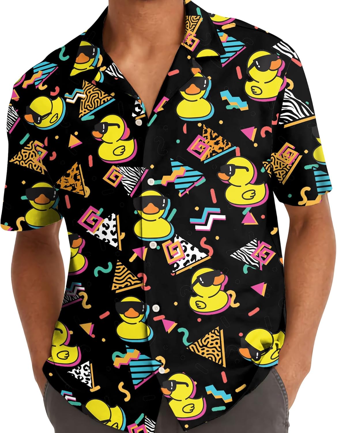 ACEPrints Hawaiian Shirt for Men Casual Button-Down Shirts Mens Hawaiian Shirts Short Sleeve Button Down Shirt Men