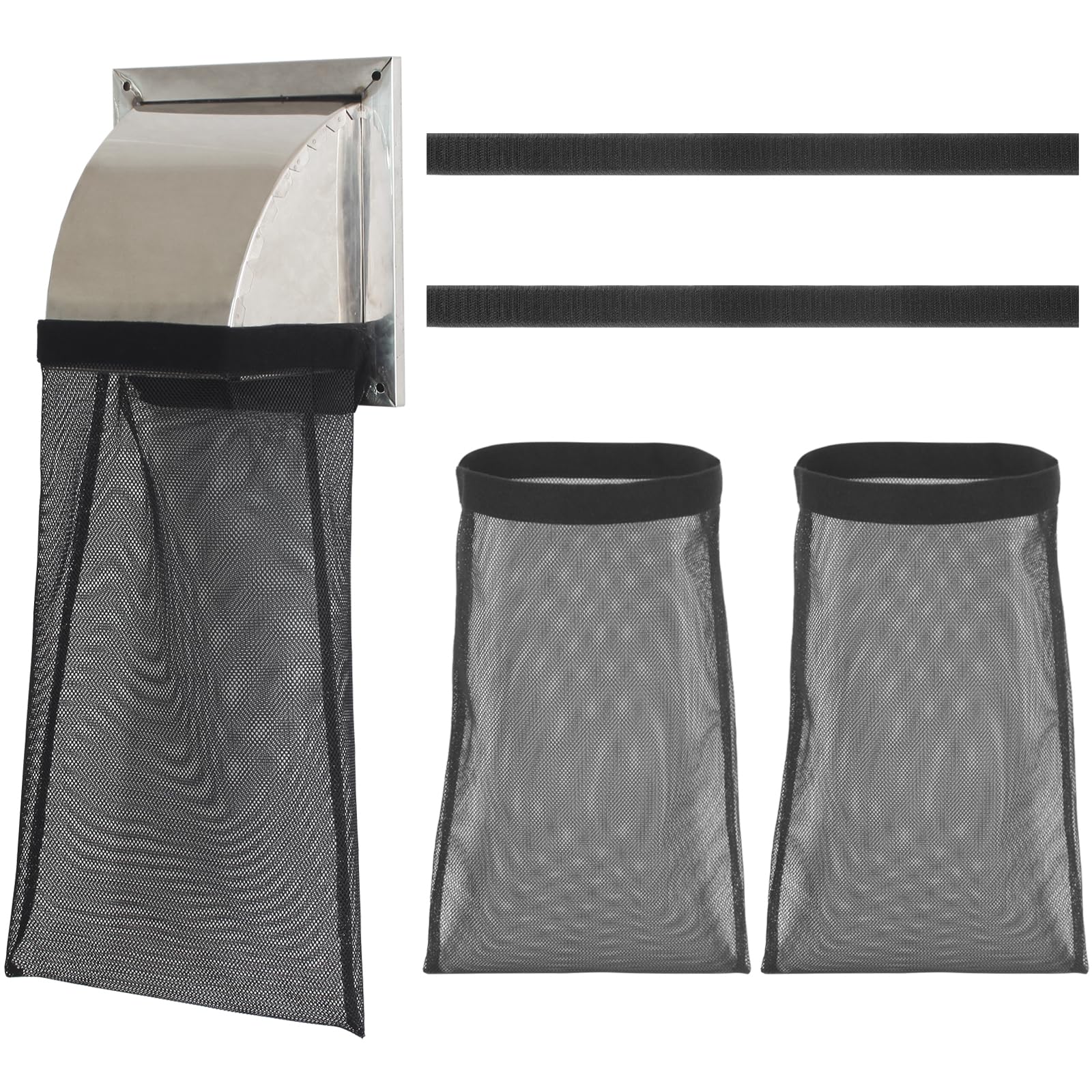 2 Pcs Dryer Lint Catcher, Dryer Vent Lint Trap, Dust Bag Lint Bag Outdoor Dryer Vent, Lint Catcher for Dryer Vent Outside