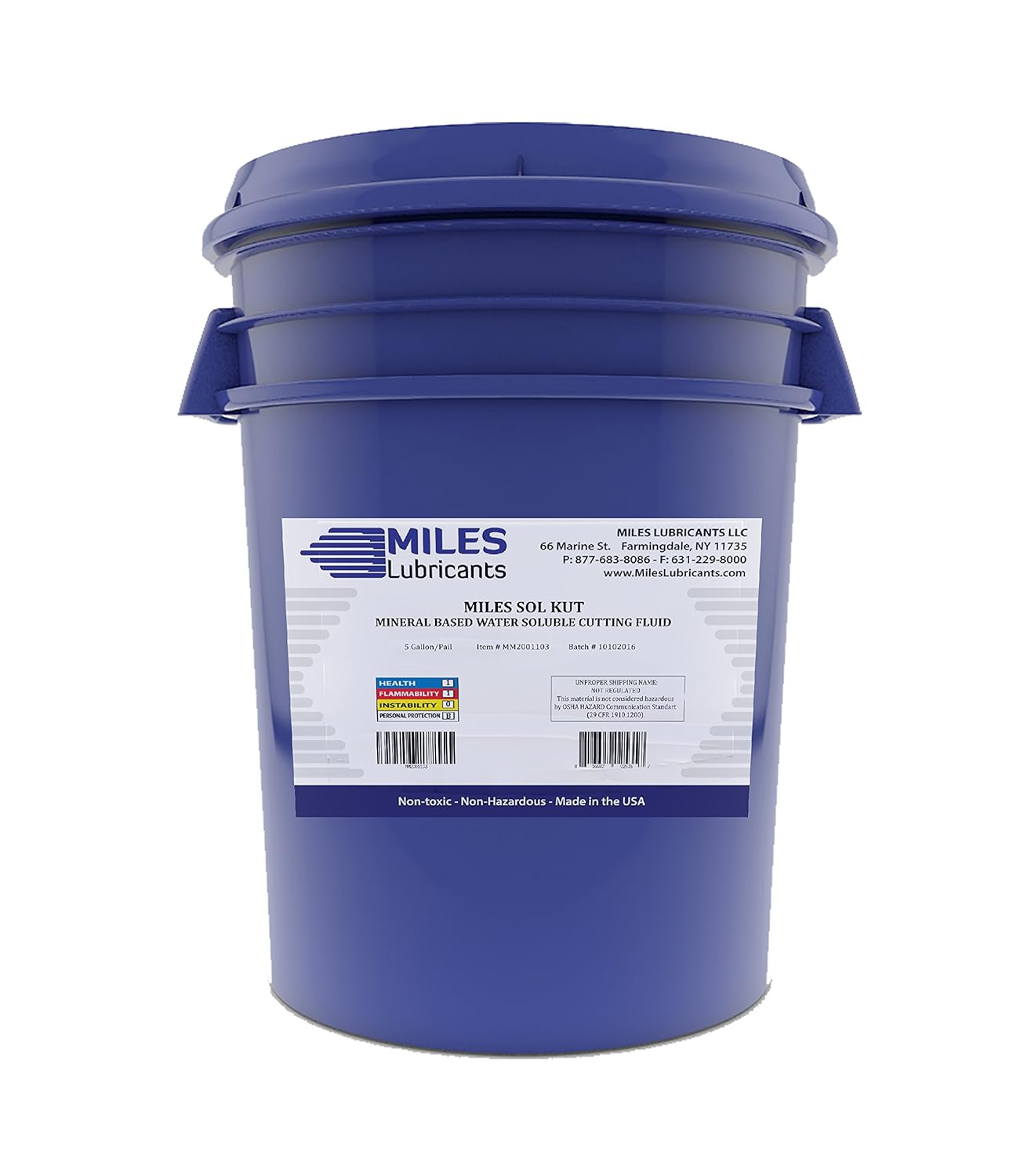 Sol Kut Soluble Cutting Oil Premium Quality 55 Gallon Drum Industrial Metalworking Mineral Based Water Soluble Grinding Machining Operations