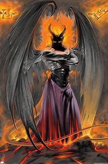 Trends International LA Williams - Lucifer Standing Wall Poster, 34L x 22.4W, Premium Unframed Version