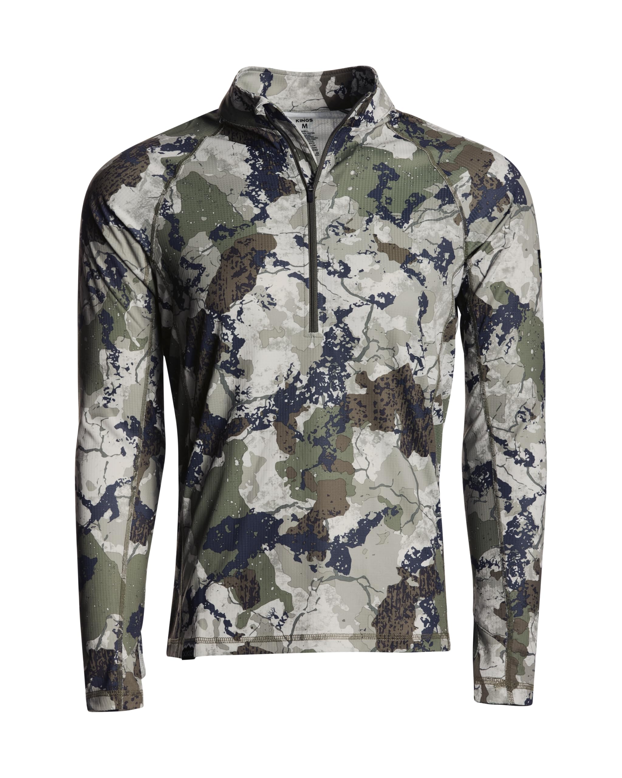 King's Camo mens King's Xkg Elevation 1/4 Zip Shirt