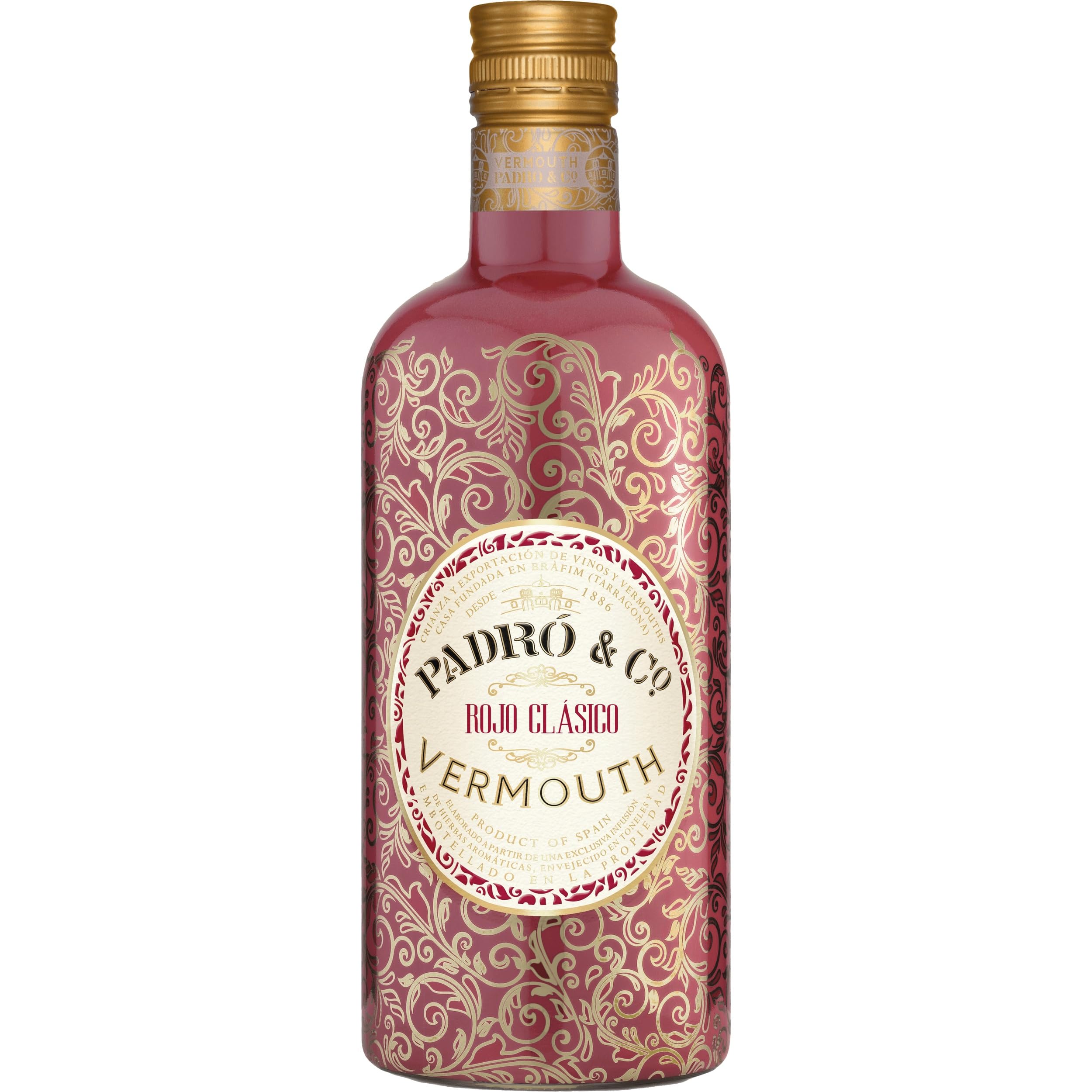 Padro & Co. Vermouth Rojo Clasico Wermut süß Spanien inkl. FeinWert E-Book (1 x 0.75 l)