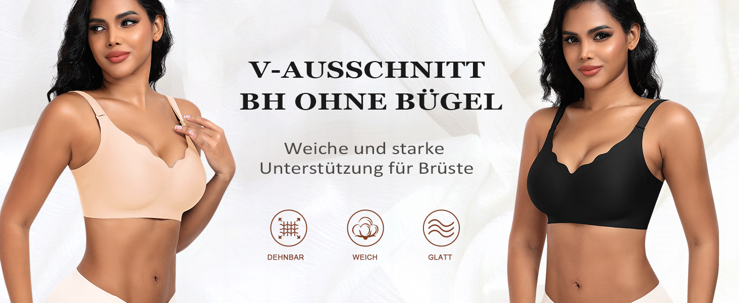Comfit BH Original - Bügelloser Push-up BH Mit Spitze