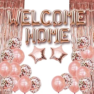 Welcome Home Decorations Welcome Home Balloons Welcome Home Baby Girl Banner Welcome Balloons Welcome Home Letter Balloon Banner Sign Welcome Home Party Decorations for Welcome Back Decorations