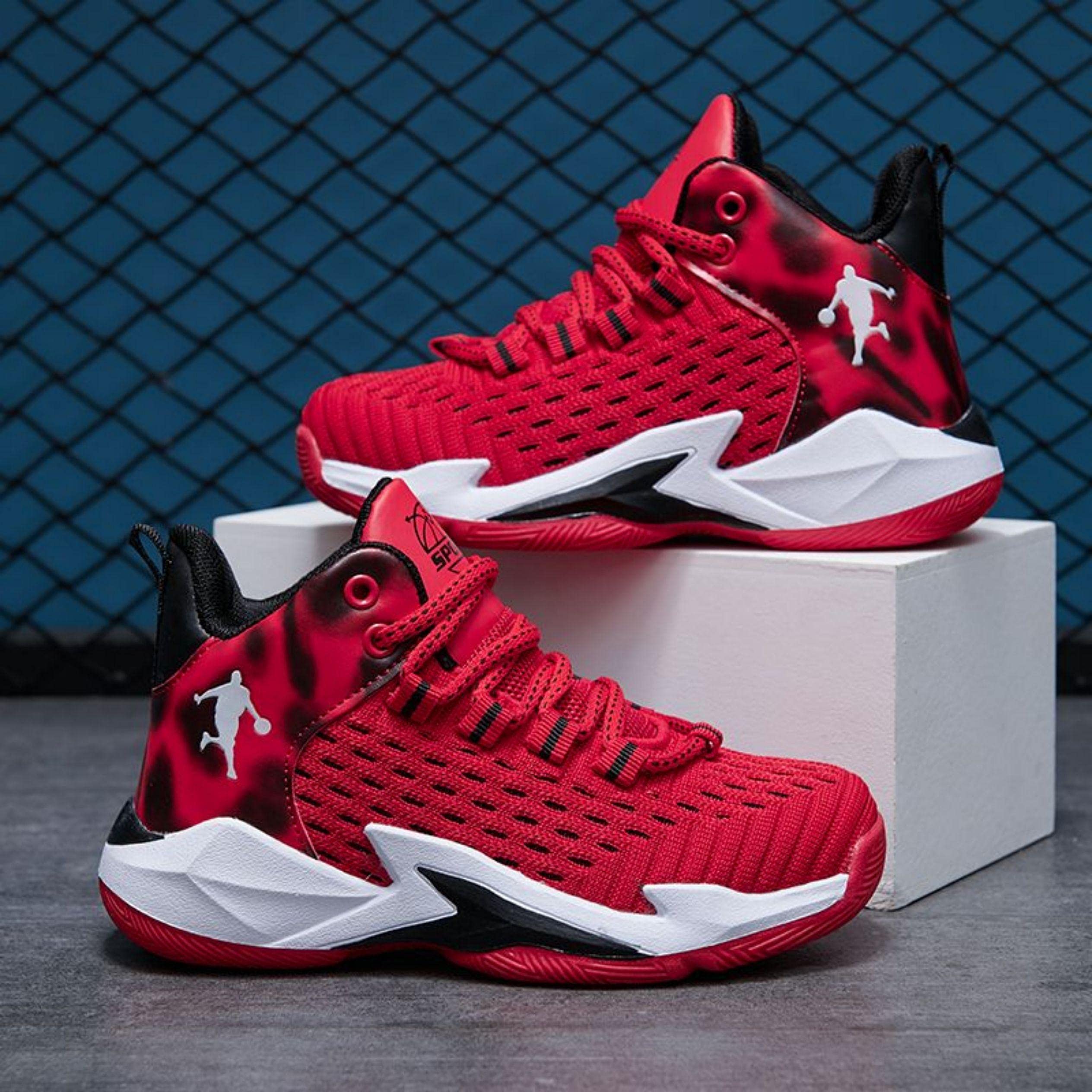 Ucilxi New Breathable net Basketball Shoes Red
