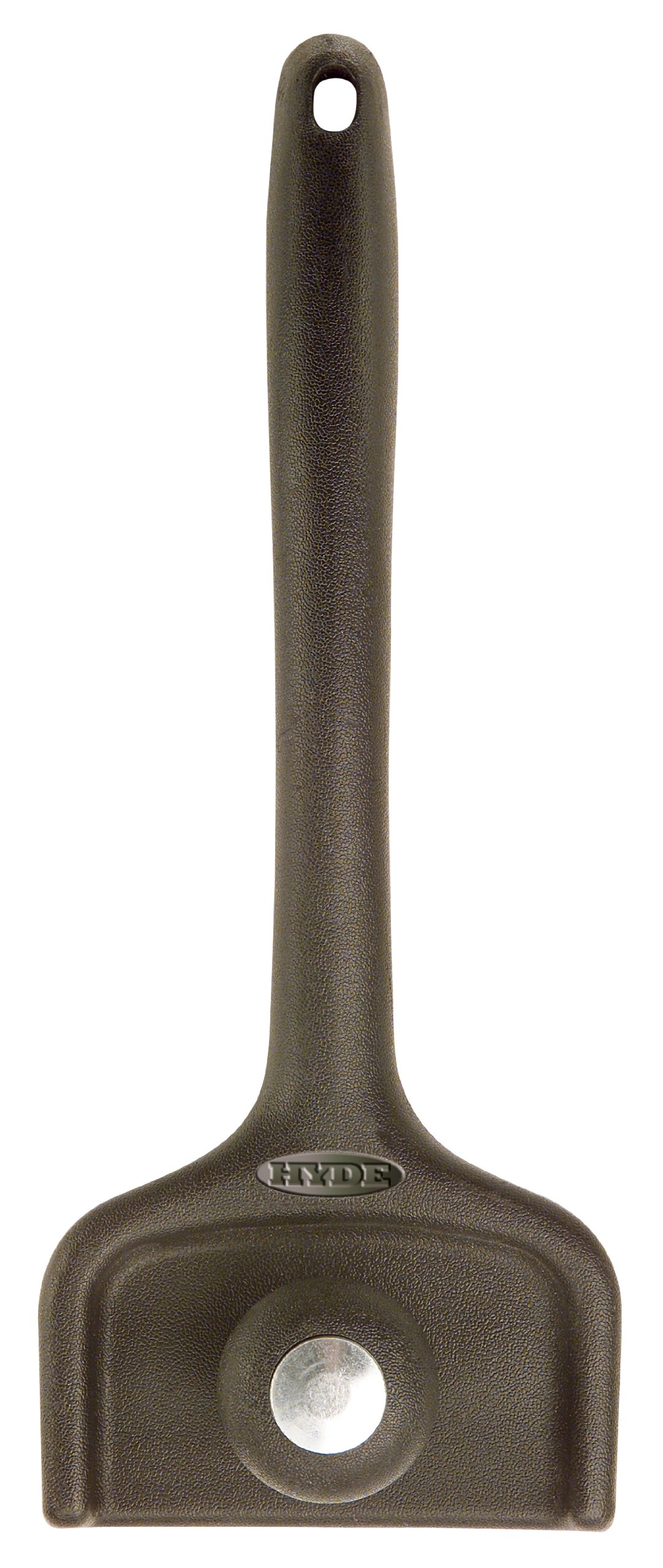 Hyde 10550 Tools 2–Bord grattoir à vie avec bouton, noir et argenté