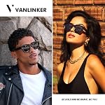 VANLINKER Thick Square Sunglasses for Men Women Retro Chunky Rectangle Shades UV400 Protection VL9731