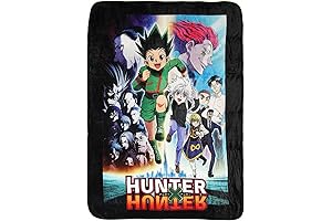 Bioworld Hunter X Hunter Soft Plush Fleece Throw Blanket
