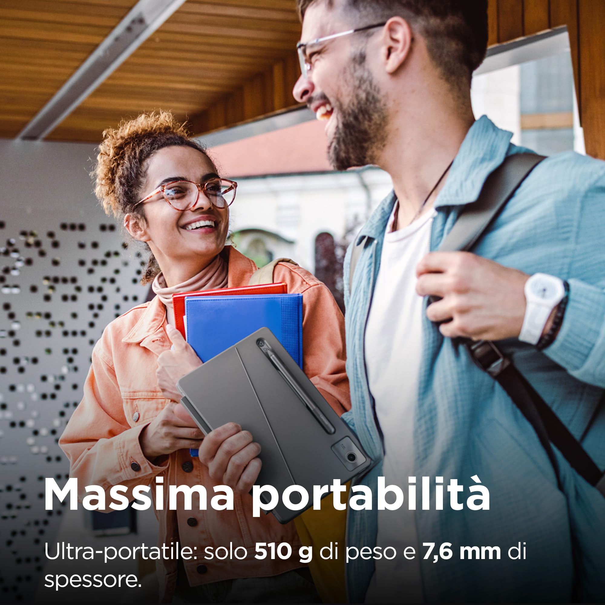 Lenovo Duet Chromebook 11" Touch IPS 128GB 8GB RAM Chrome OS Folio Stand Tastiera Notebook Tablet Convertibile MediaTek Kompanio 838