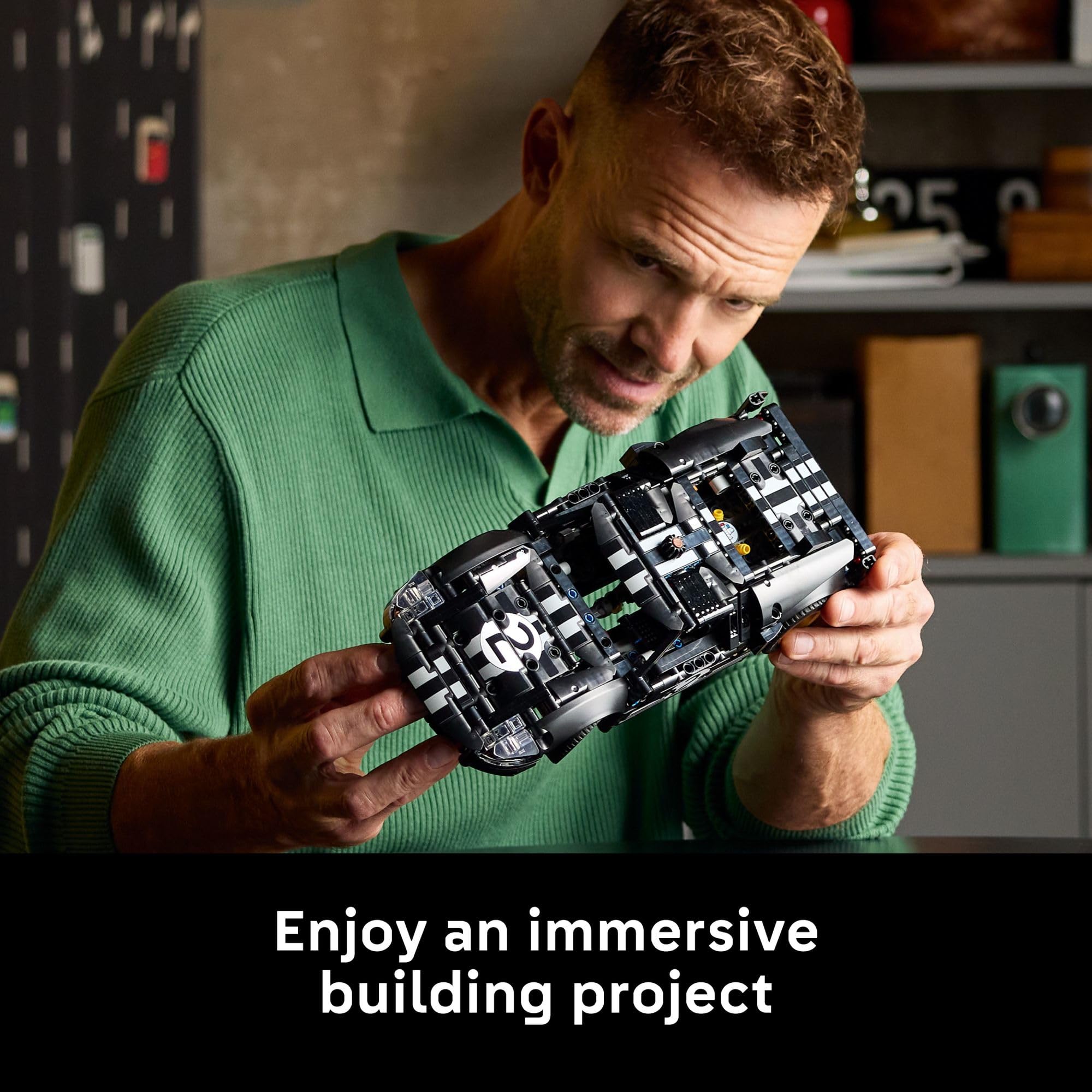 LEGO Technic 1966 Ford GT40 MKII Race Car Building Set for Adults - Collectible Toy W/Realistic Functions & Features for Adult Sports Car Fans, Ages 18+ - Gift Idea for Birthdays - 42223