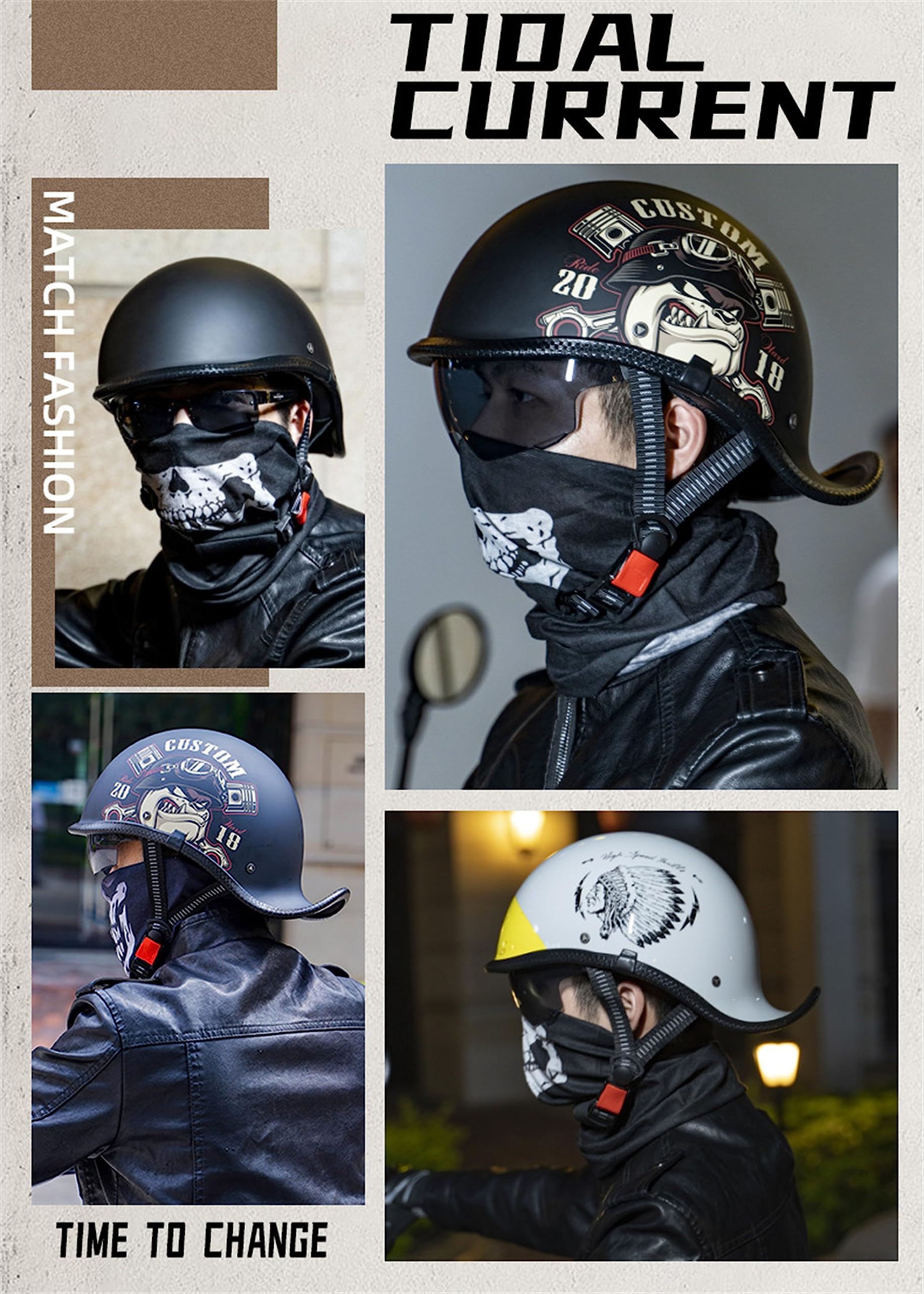 Amazon.co.jp: ジェットヘルメット 自転車 ハーフヘルメット 半帽