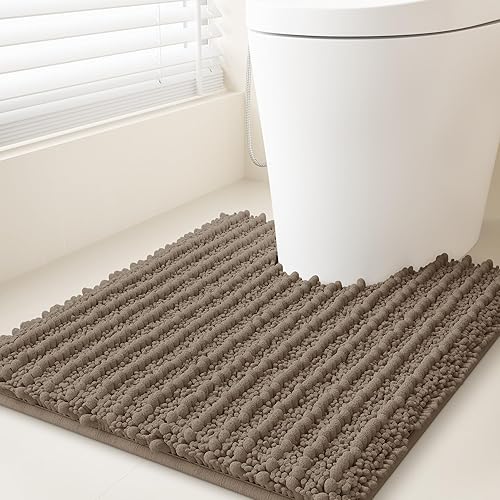 Miniatura 32 de ACCUMTEK Tapete Alfombra de Baño de Lujo Azul Marino Mejorado 32"x20", Tapetes de Baño Ultra Suaves Gruesos Absorbentes, Tapete de Felpilla Azul
