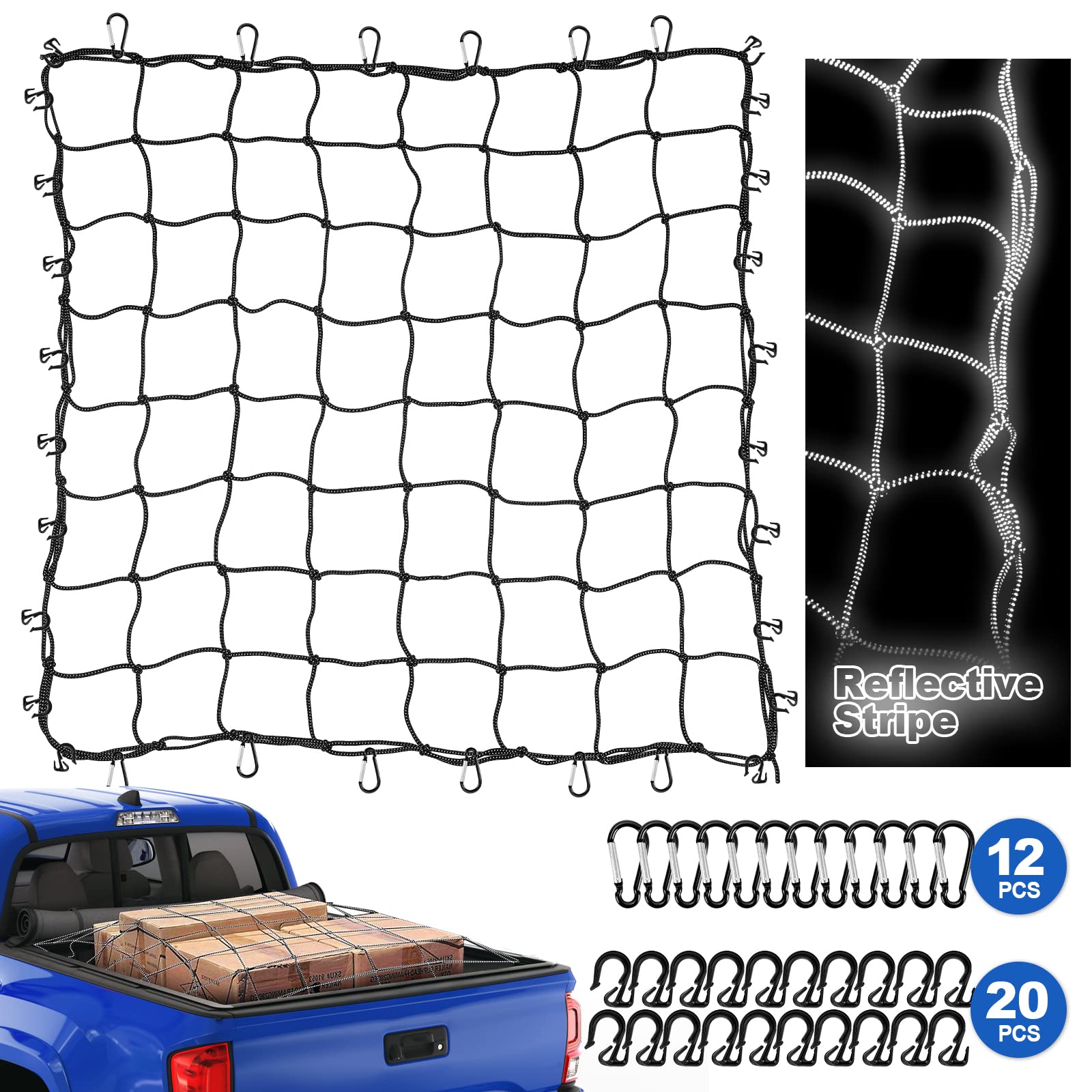 Buy SUPAREE Truck Bed Cargo Net for Toyota Short Bed 20052021