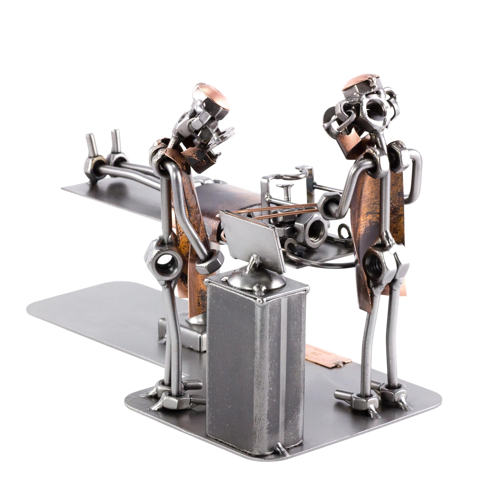 Steelman24 I Figurka ze śrubek chirurgia mózgu I Made in Germany I rękodzieło I pomysł na prezent I figurka stalowa I metalowa I metalowy ludzik
