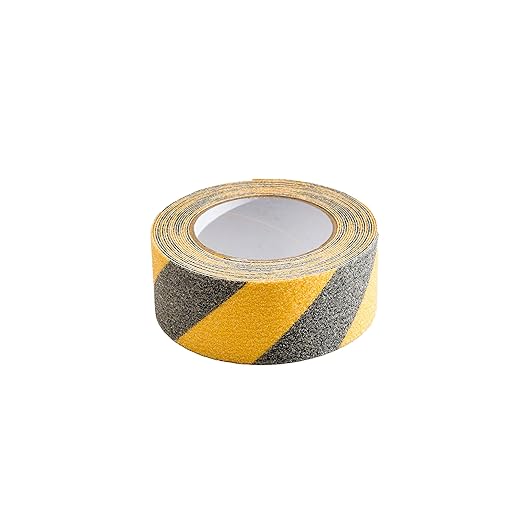 3M Tira Antideslizante Universal, 50 Mm X 20 M Amarilla/Negra, Caja De 1