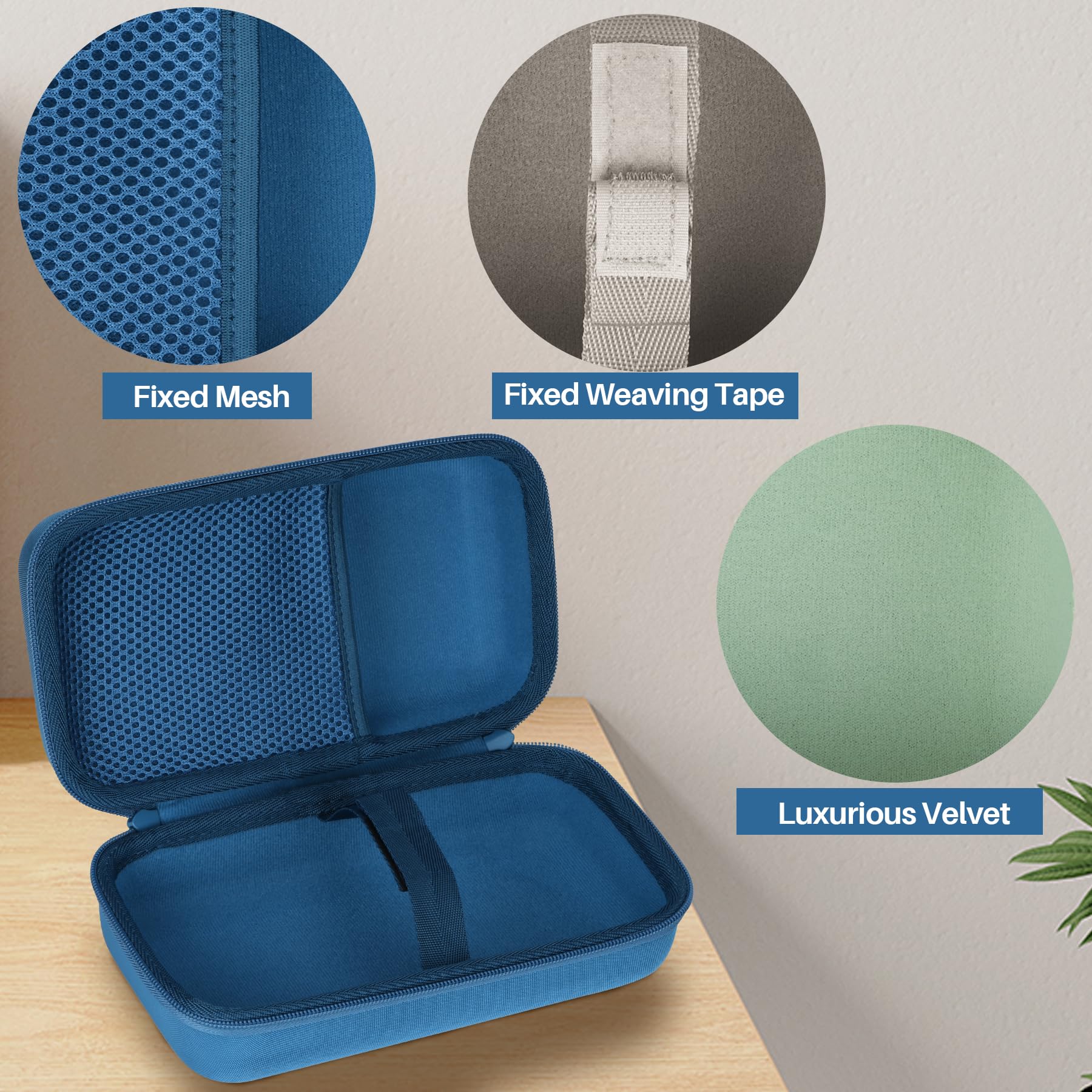 Lebakort ﻿Duro Viaggio Caso Custodia e Custodia in Silicone compatibile con Bose SoundLink Flex (2ª Gen) Diffusore Bluetooth Portatile (Salvia Alpina)